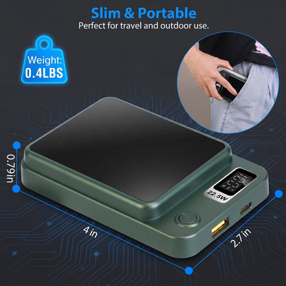 22.5W Slim Magnetic Wireless Portable Charger